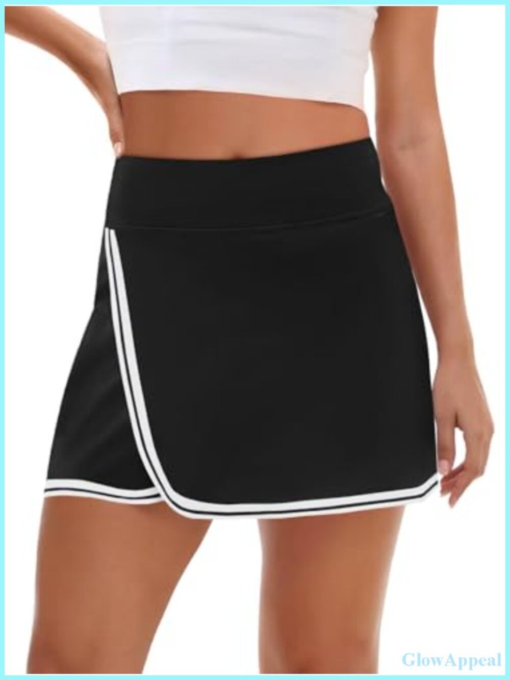 Women's Athletic Skorts Quick Dry Golf Tennis Running Shorts with Pockets High